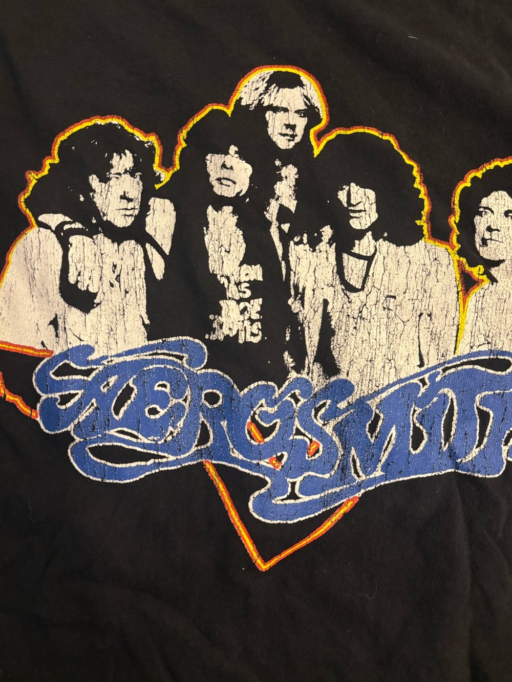 Aerosmith Aero Force Black Graphic Concert Band Tee - Size Xl — image 3 of 5